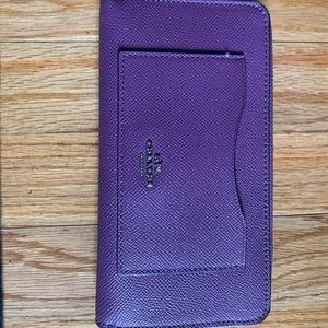 Purple Coach Wallet